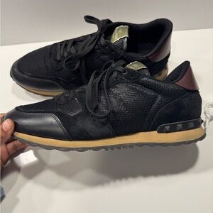 Valentino Garavani Rockrunner Men's Black Sneakers